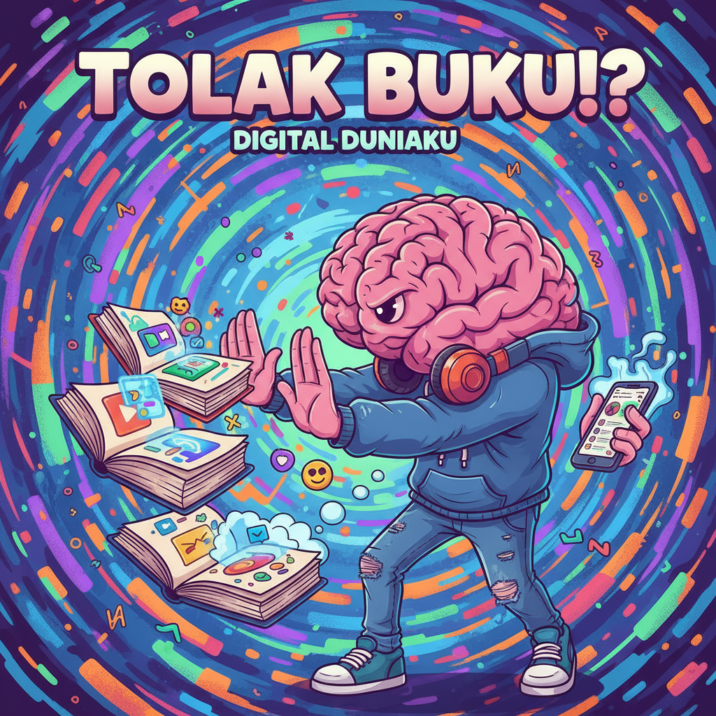 Buku Ini Bongkar Fakta: Otakmu Tak Suka Kebenaran! generated image